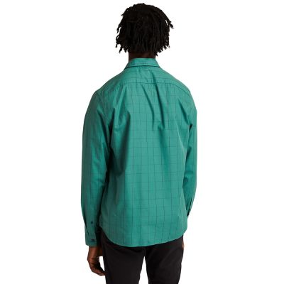 Tencel™ Yeşil Erkek Ekose Gömlek