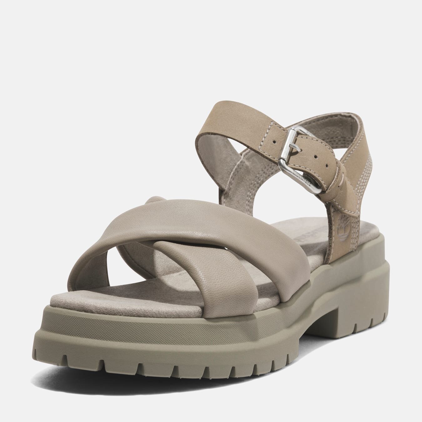 サボテン　レディース　GB S Kadın London Vibe Arkadan Bantlı Bej Sandalet - Light Taupe Full