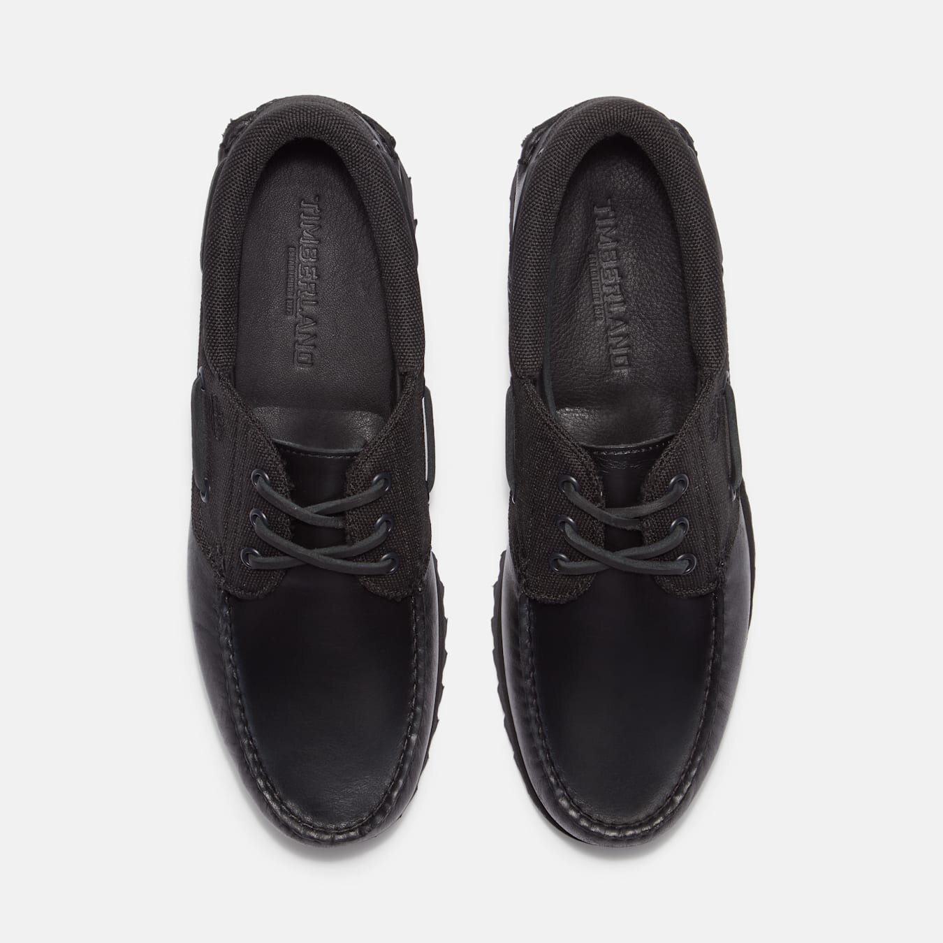 Erkek Siyah Timberland® Authentic El Yapımı 3 Delikli Tekne