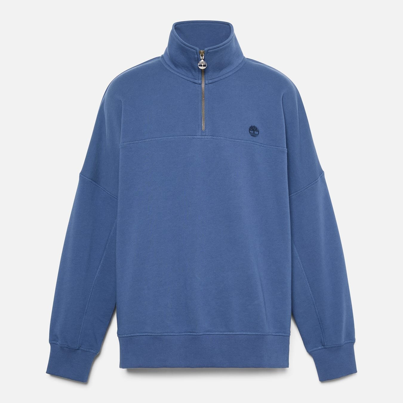Erkek Koyu Mavi Çeyrek Fermuarlı Sweatshirt - Oceana - Timberland