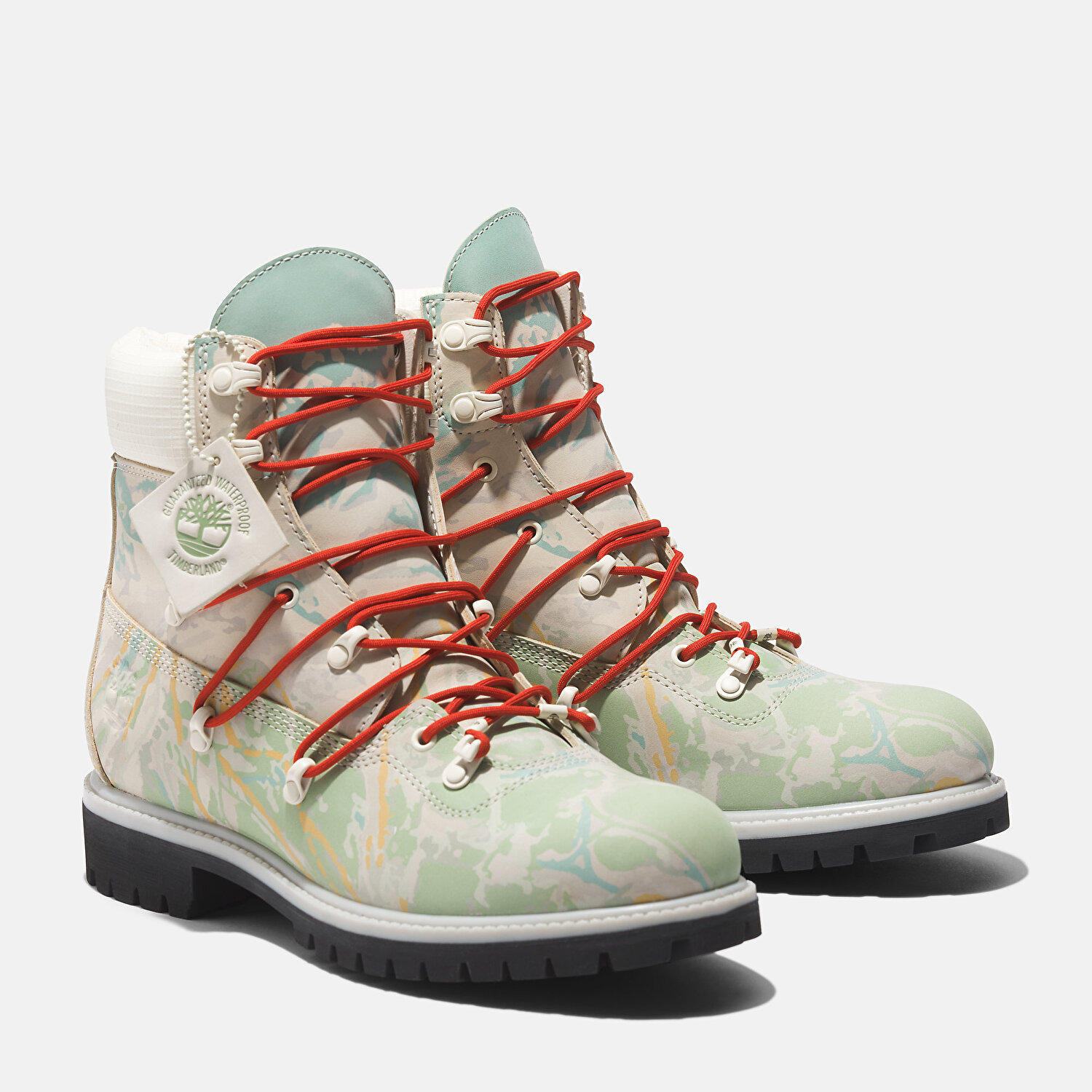 Green camo clearance timberlands