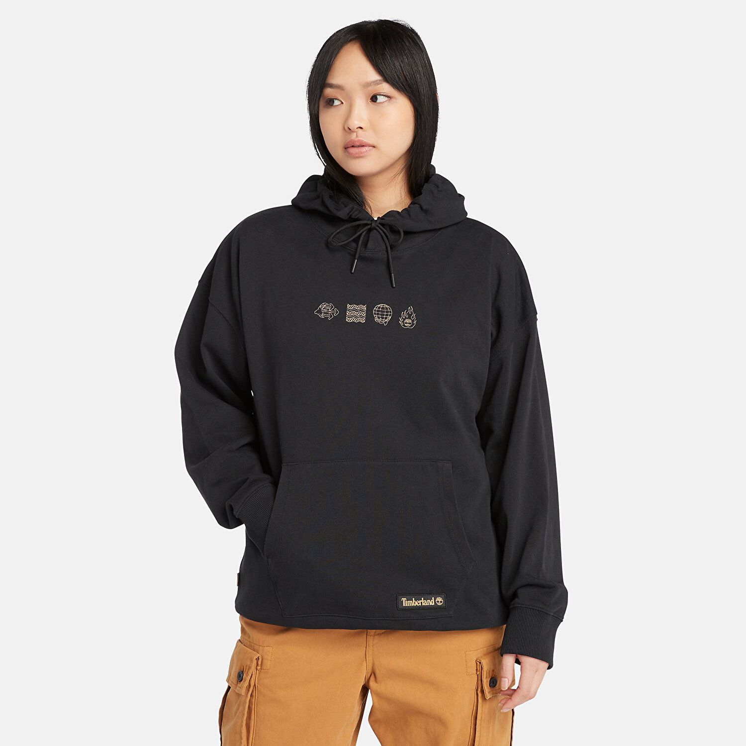 Erkek Lunar New Year Siyah Kapu onlu Ust Siyah Timberland