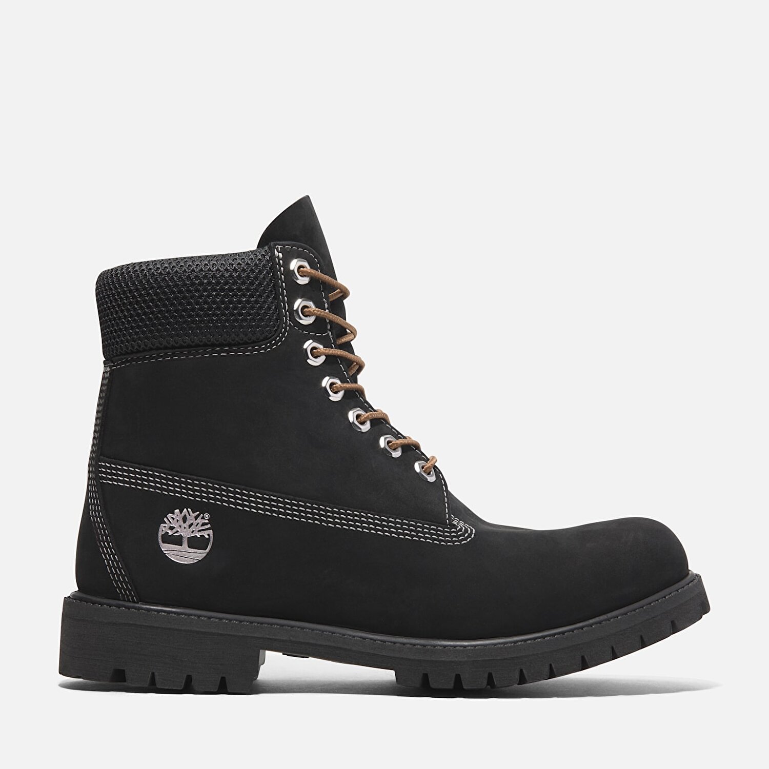 Timberland mens 6 inch premium boots black top