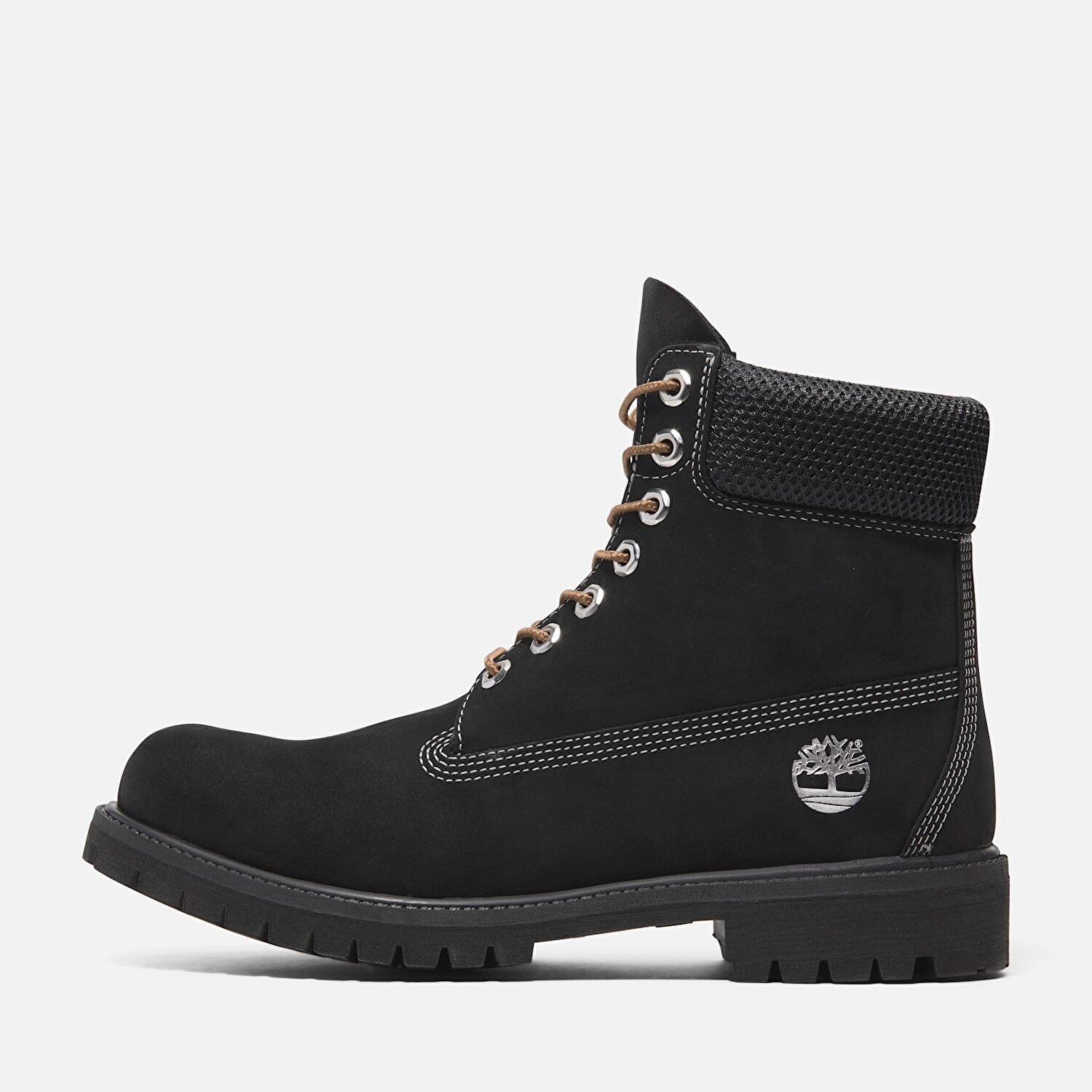 Erkek Timberland Premium 6 Inch Su Gecirmez Siyah Bot Black Nubuck Timberland