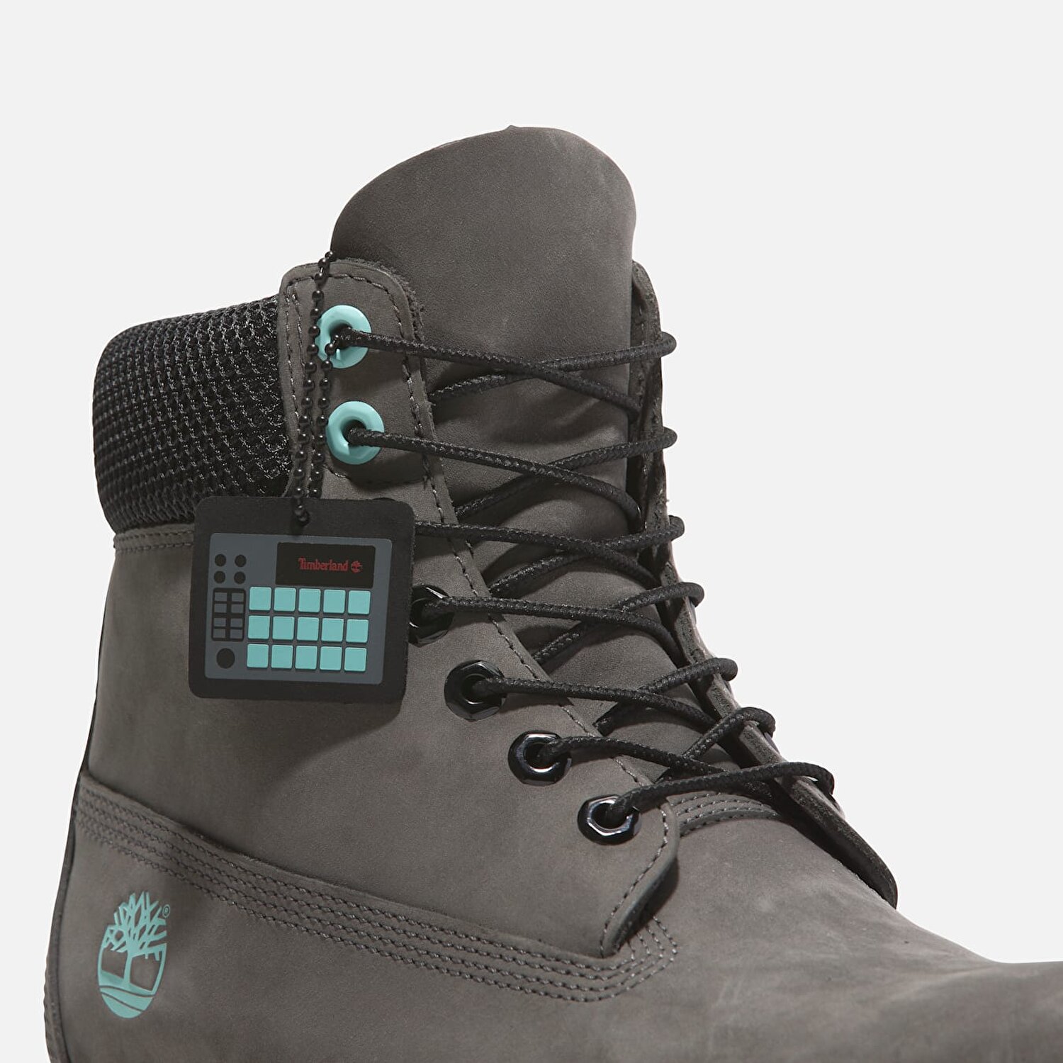 Erkek Timberland Premium 6 Inch Su Gecirmez Ac k Gri Bot Medium Grey Nubuck Timberland