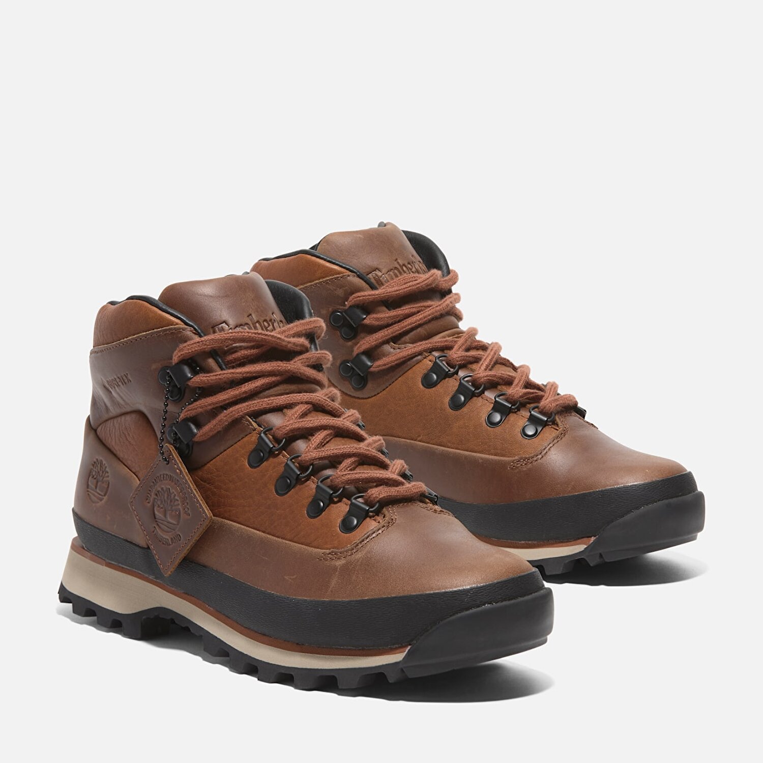 Erkek Euro Hiker Su Gecirmez Kahverengi Bot Rust Full Grain Timberland