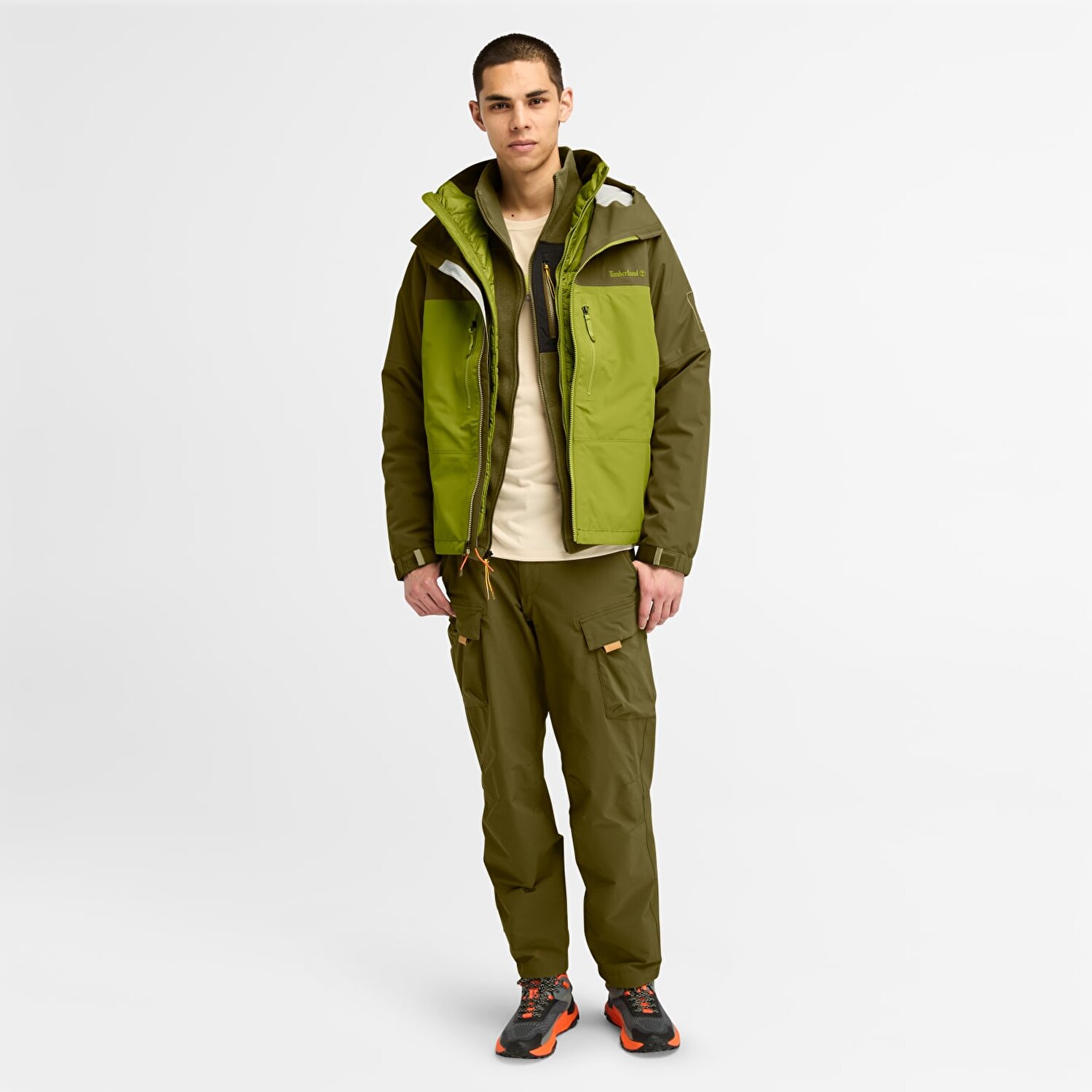 Erkek Caps Ridge Mobi Flex Tech Su Gecirmez Ye il Mont Dark Olive Guacamole Timberland