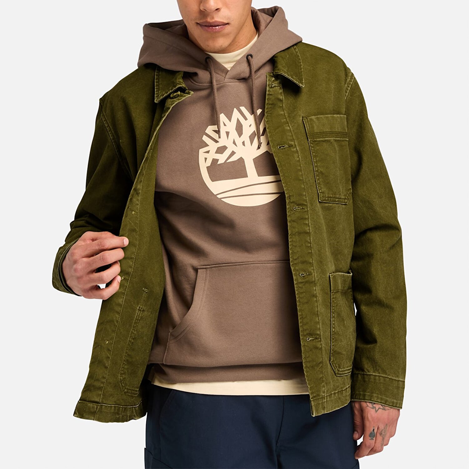 Timberland olive green jacket outlet