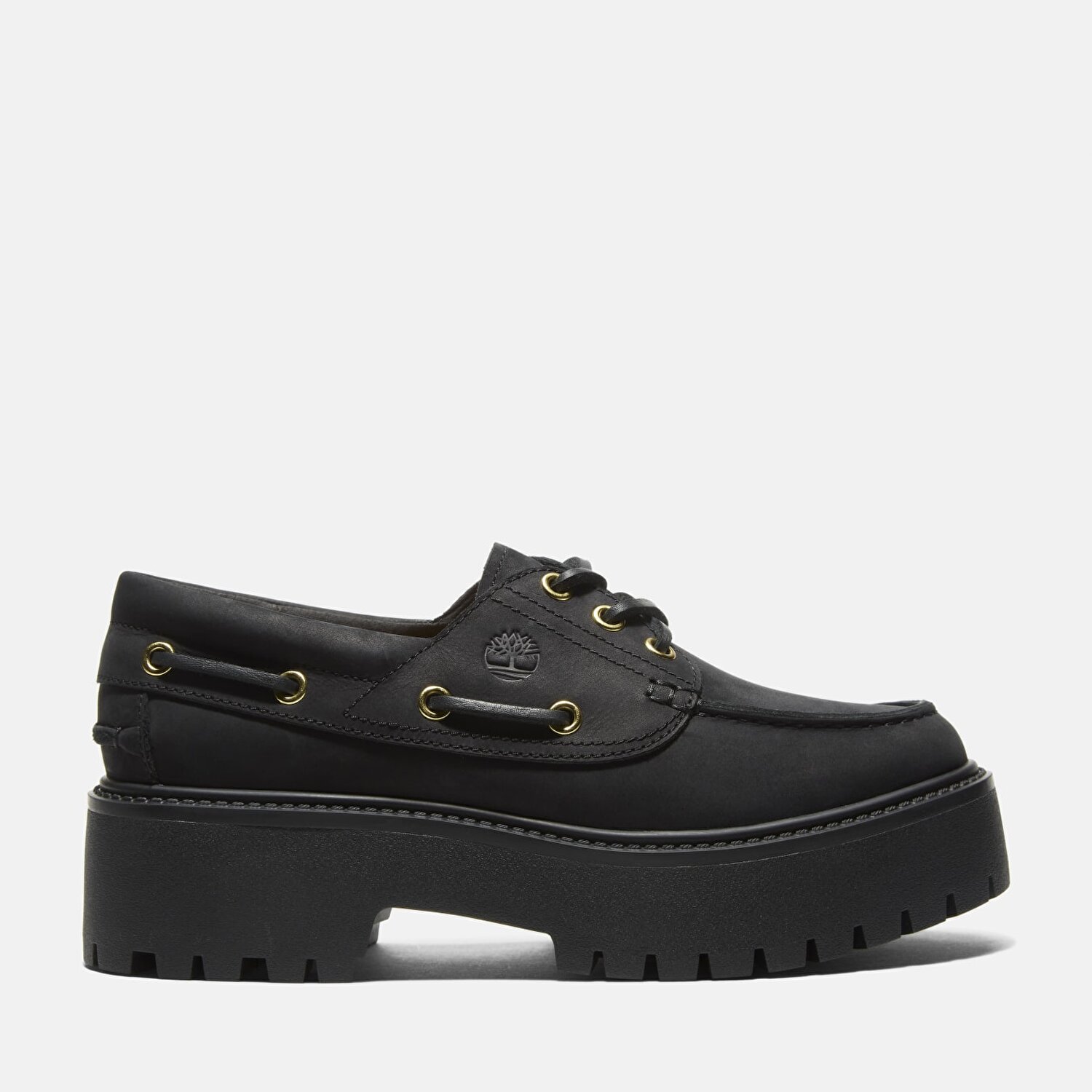 Kad n Stone Street Siyah Tekne Ayakkab s Siyah Timberland