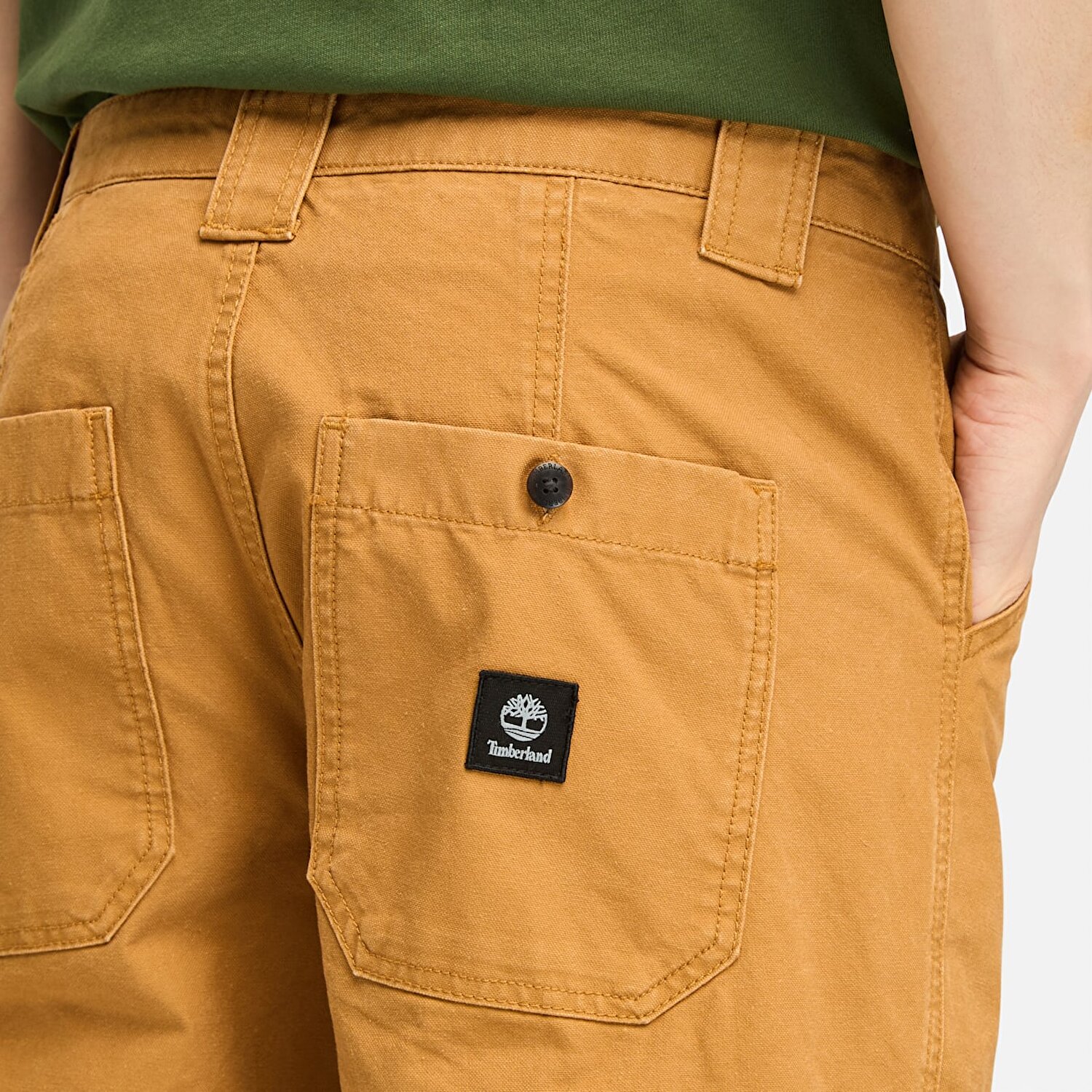 Erkek Goffstown Y kanm Gorunumlu Kanvas Fatigue Sar Pantolon Sar Timberland