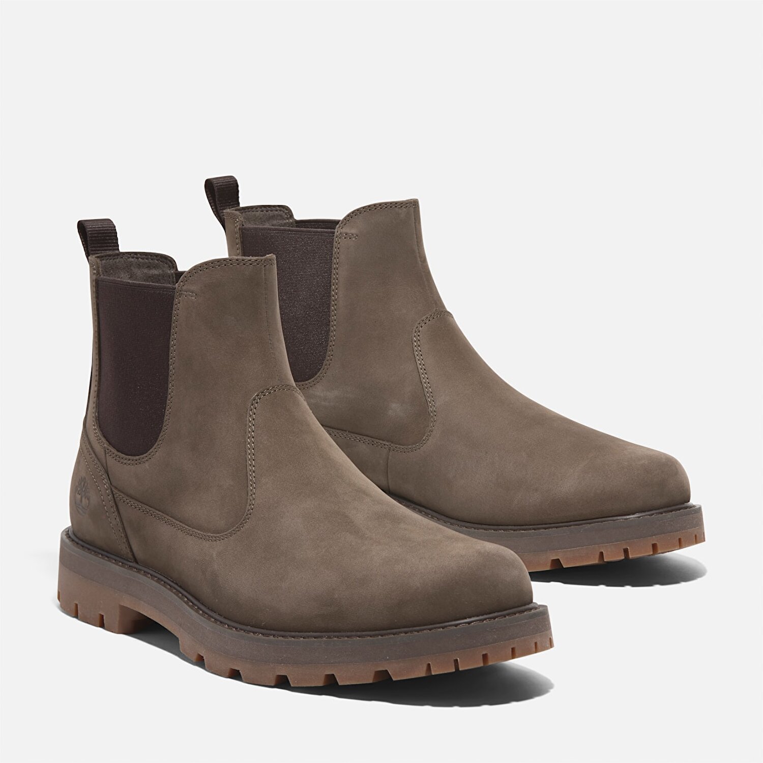 Erkek Britton Road Bo azl Vizon Chelsea Bot Medium Brown Nubuck Timberland