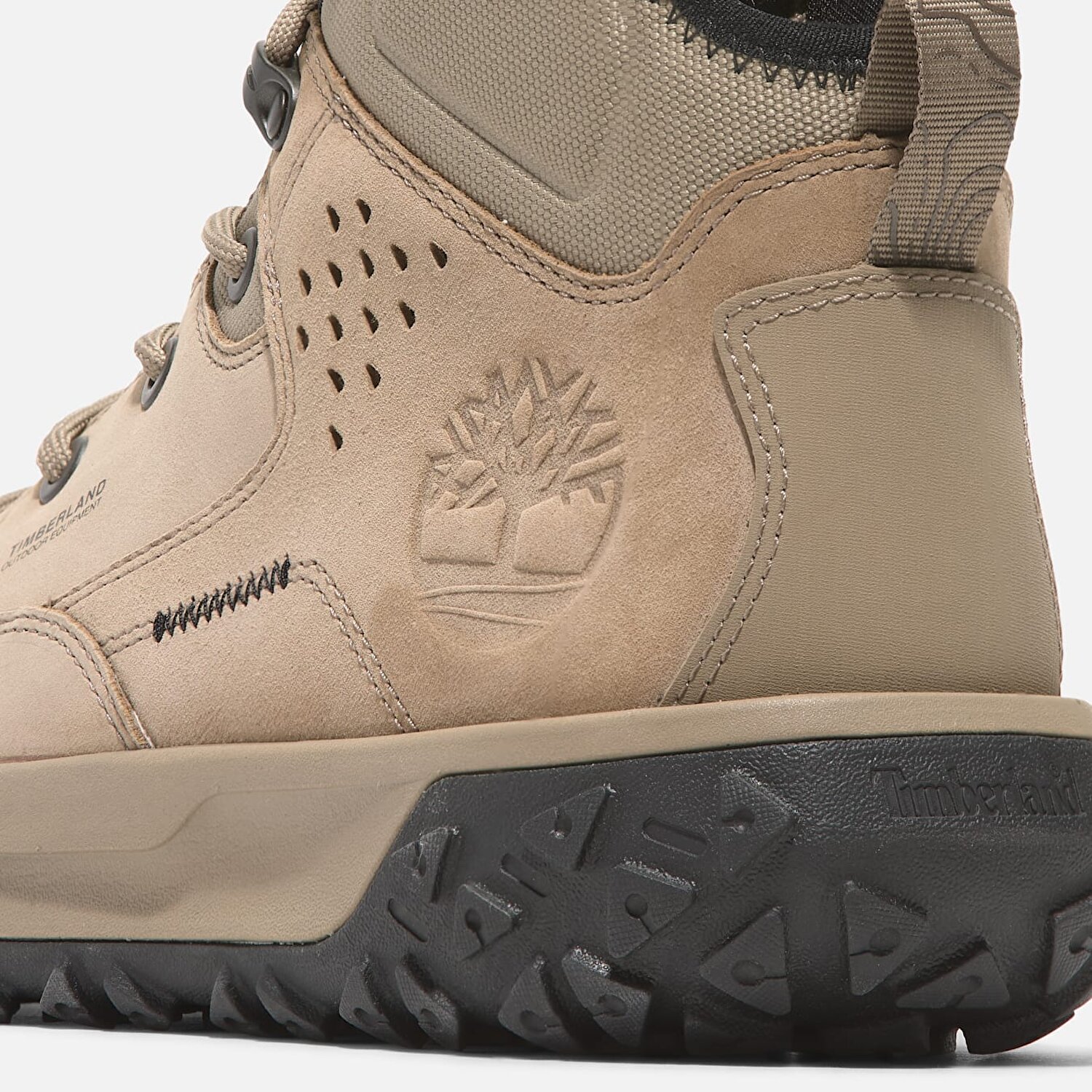 Erkek GreenStride Motion 6 Bo azl ve Ba c kl Bej Yuruyu Botu Medium Beige Nubuck Timberland