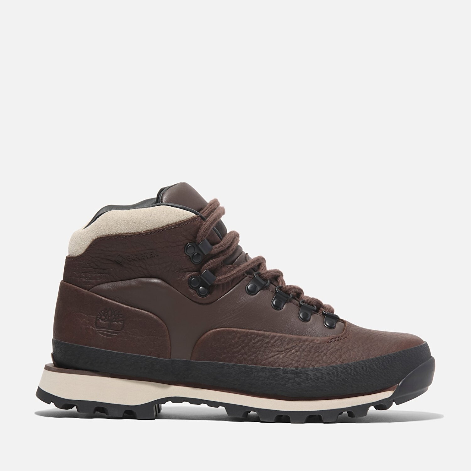 Erkek Euro Hiker Gore Tex Su Gecirmez Kahverengi Yuruyu Botu Dark Brown Full Grain Timberland