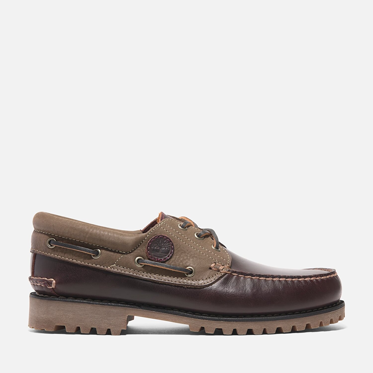 Erkek Timberland Authentic Bordo Tekne Ayakkab s Burgundy Full Grain Timberland