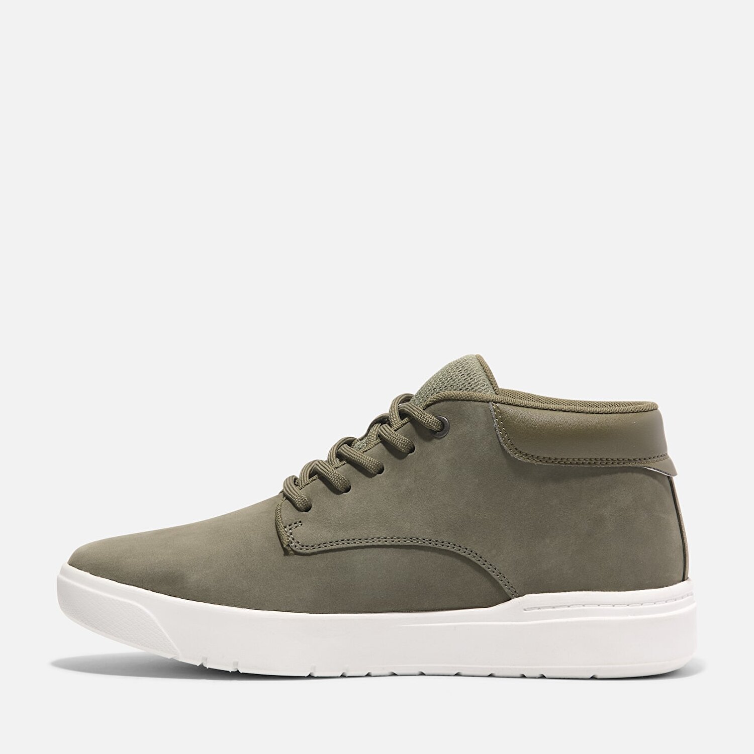 Erkek Seneca Bay Bo azl Ba c kl Ye il Spor Ayakkab Dark Green Nubuck Timberland