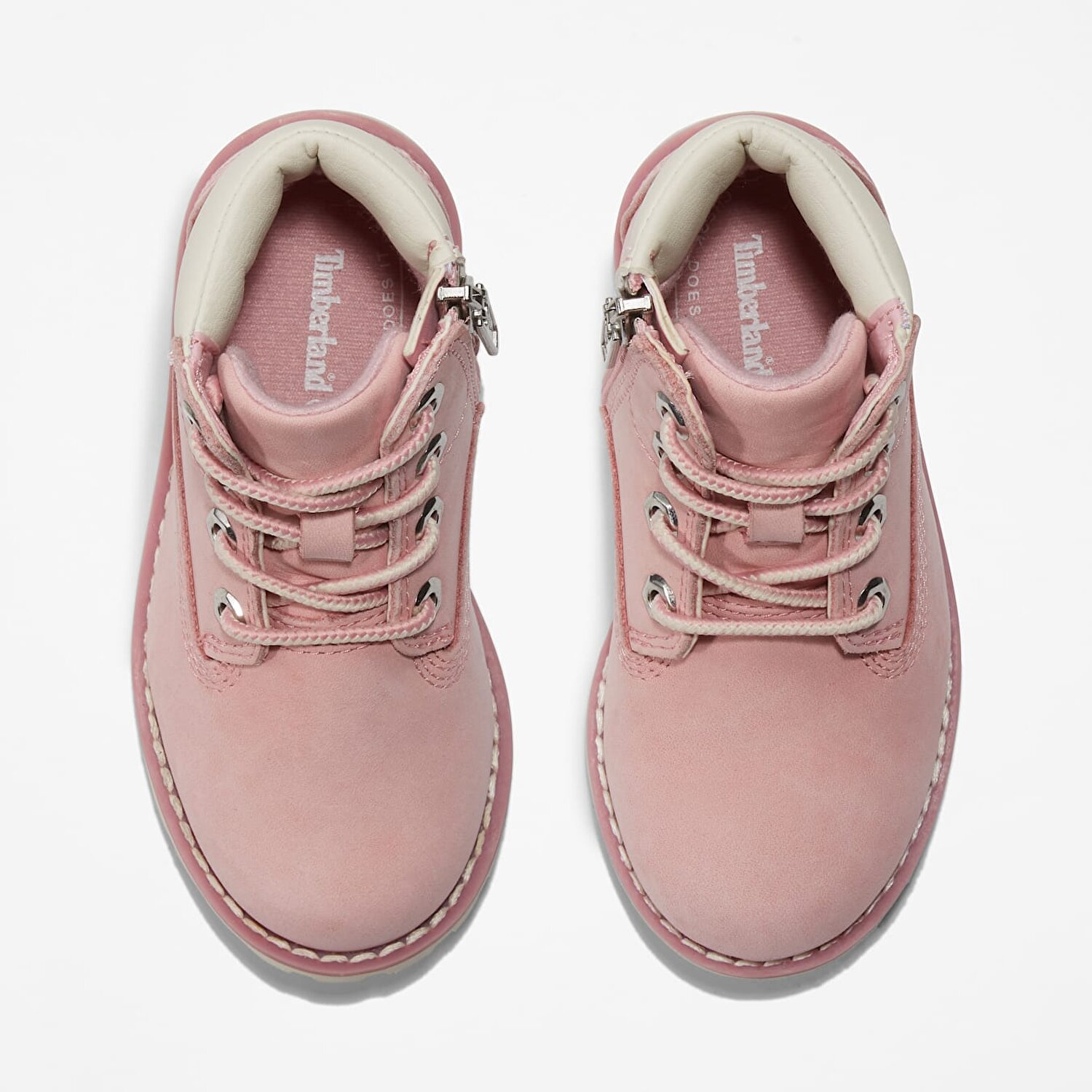Kucuk Cocuk Pokey Pine Pofuduk Bo azl Fermuarl Pembe Bot Pink Nectar Timberland