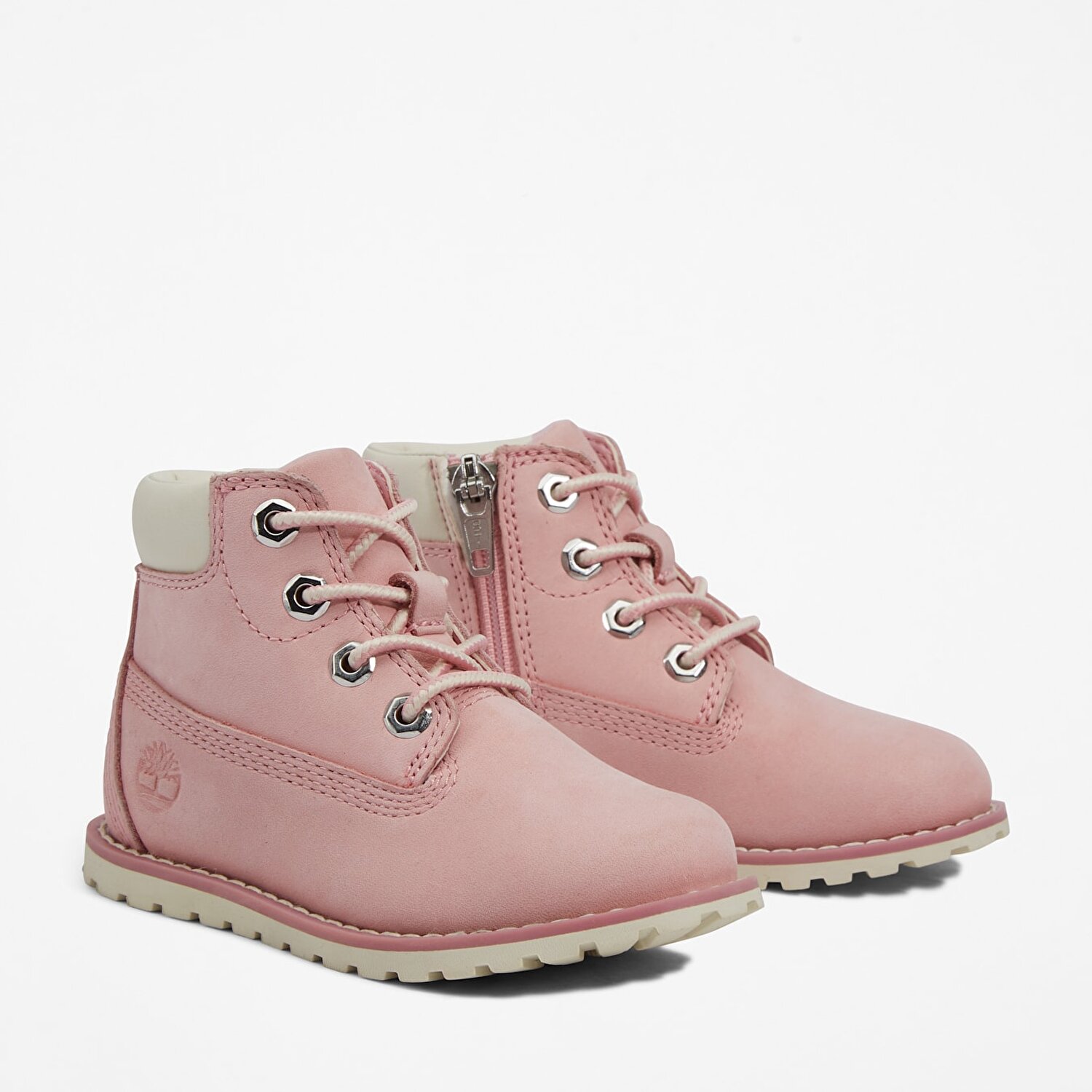 Kucuk Cocuk Pokey Pine Pofuduk Bo azl Fermuarl Pembe Bot Pink Nectar Timberland