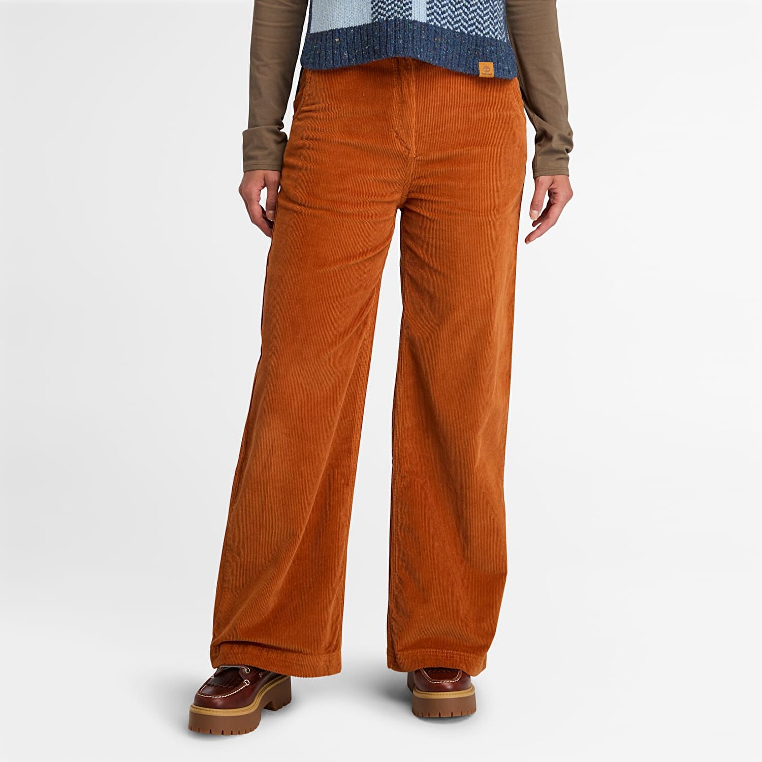 Kad n Geni Paca Tarc n Kadife Pantolon Umber Timberland