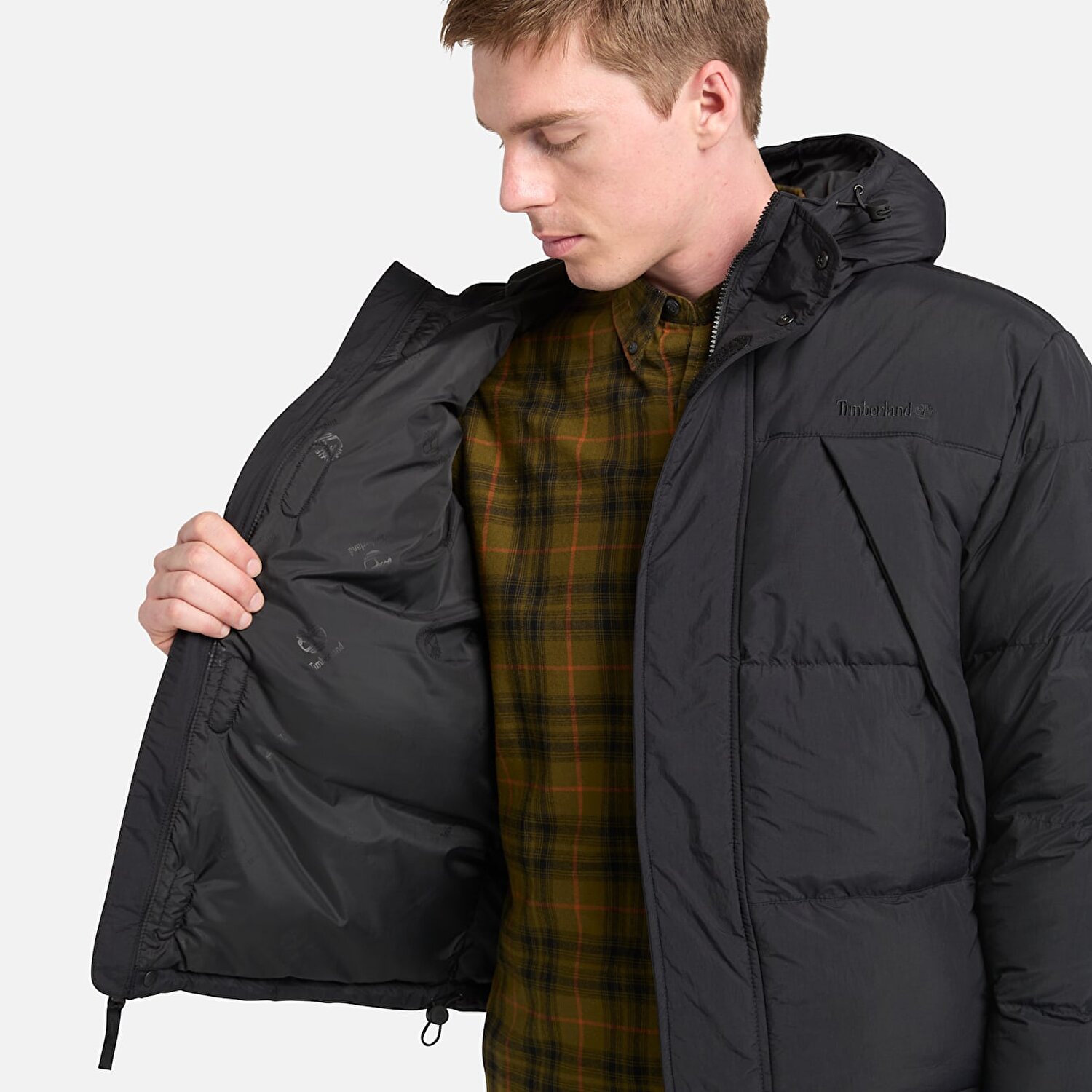 Erkek Durable Suya Dayan kl Siyah i me Mont Siyah Timberland