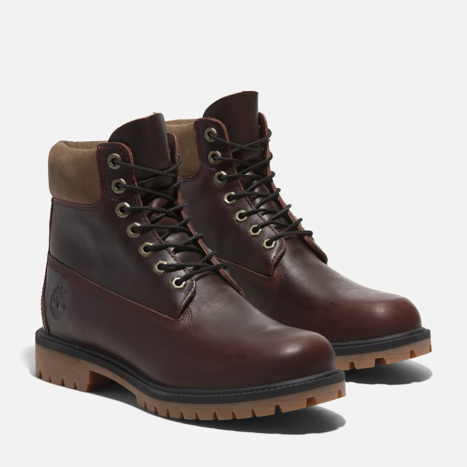 Erkek Timberland Heritage Premium 6 Inch Bordo Bot Burgundy Full Grain Timberland