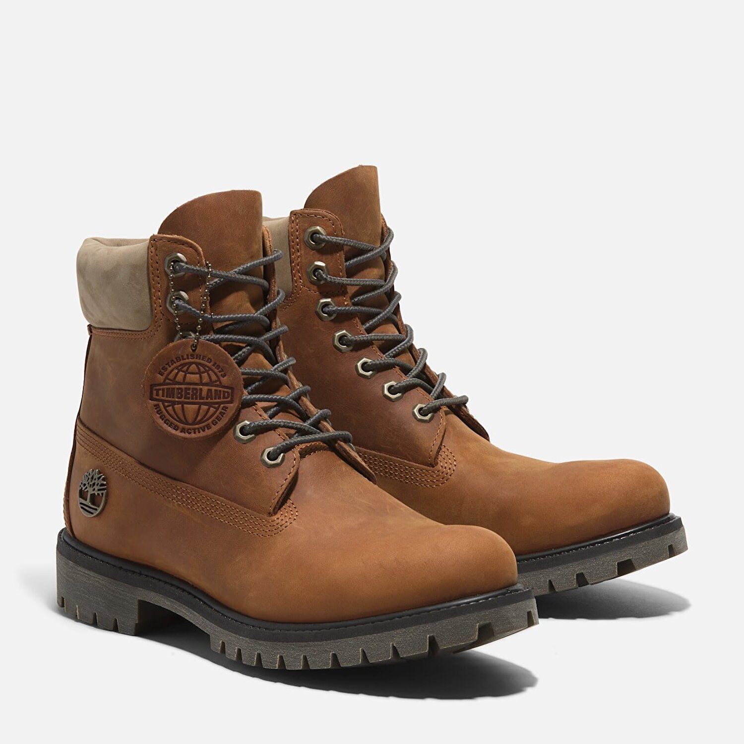Erkek Timberland® Premium 6-Inch Su Geçirmez Turuncu Bot - Medium