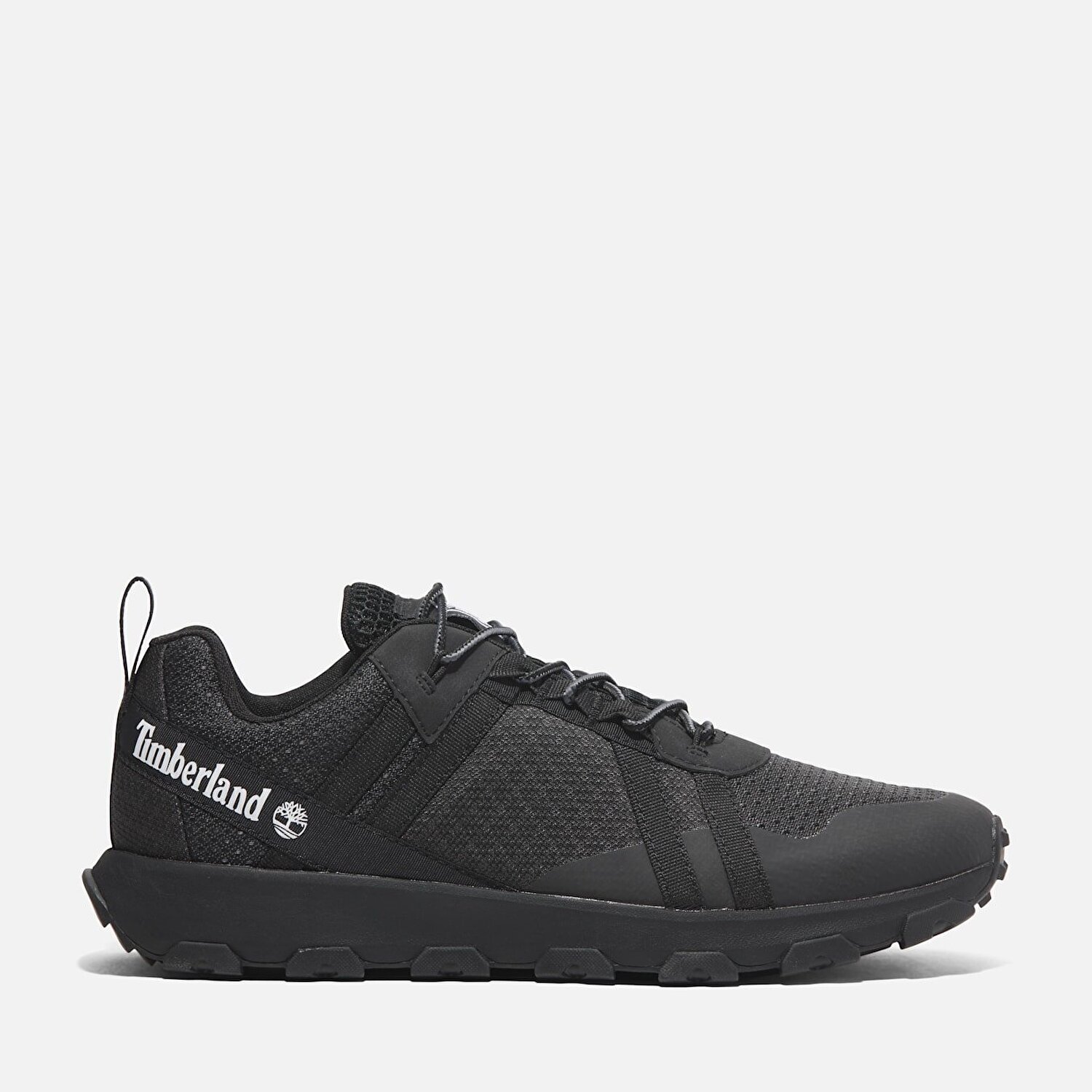Erkek Winsor Bağcıklı Su Geçirmez Siyah Spor Ayakkabı - Black Mesh