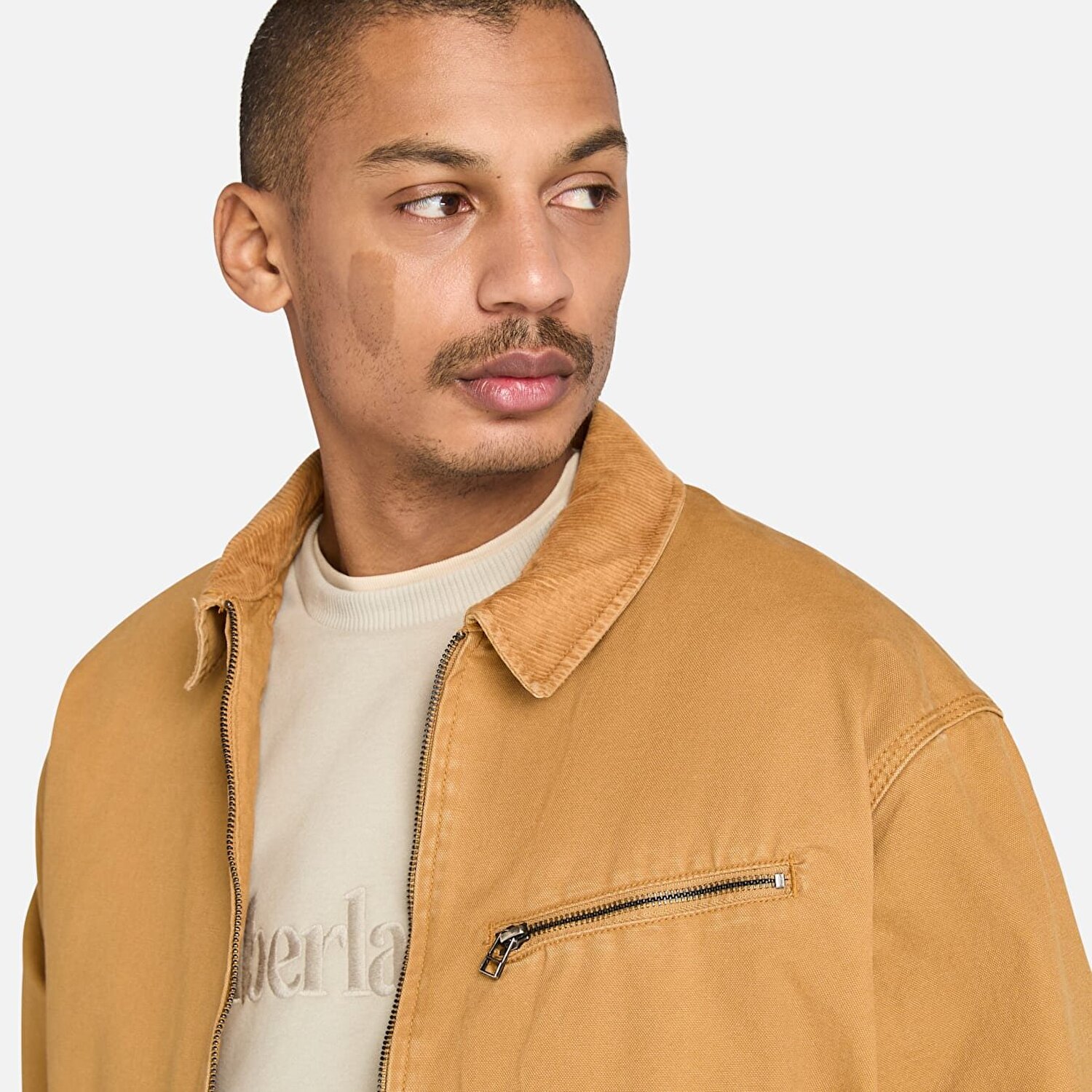 Erkek Sarı Stafford Yıkanmış Canvas Ceket - Sarı - Timberland