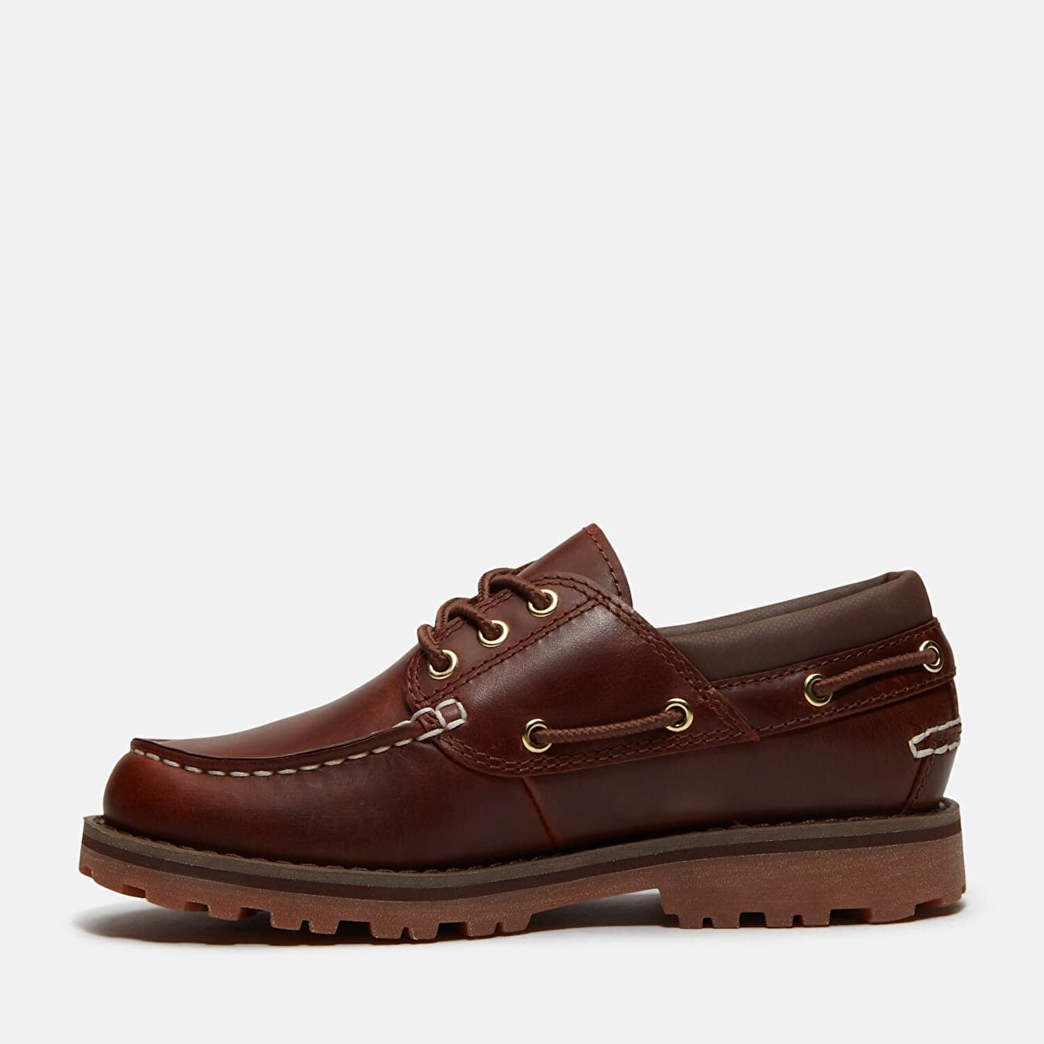 Genç Timberland® Authentic Kahverengi Tekne Ayakkabısı - Rust Full
