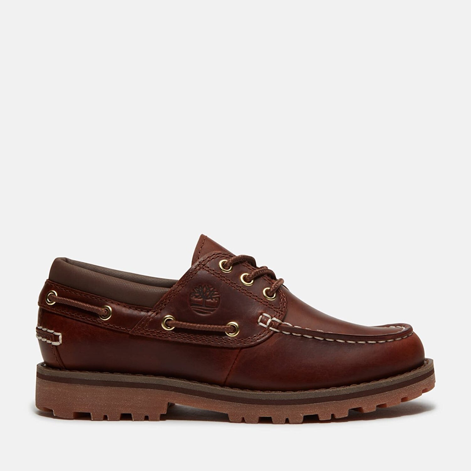 Genç Timberland® Authentic Kahverengi Tekne Ayakkabısı - Rust Full