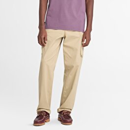 Erkek Bej Brookline Fitilli Kargo Pantolon