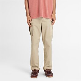 Erkek Bej Brookline Fitilli Kargo Pantolon
