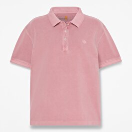 Kadın Pembe Kısa Kollu Pike Polo Tişört