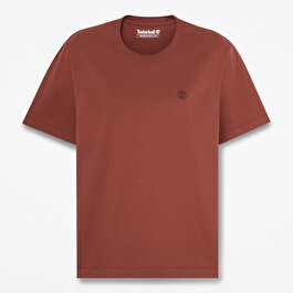 Kadın Kahverengi Crafted Crew Kısa Kollu Tişört