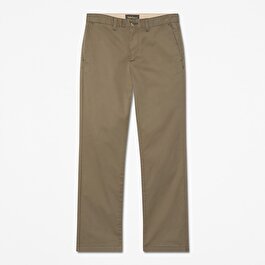 Erkek Koyu Yeşil Claremont Fitilli Chino Düz Kesim Pantolon
