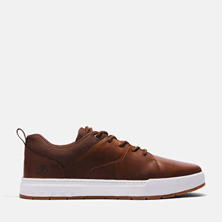 Erkek Maple Grove Kahverengi Deri Oxford Ayakkab Md Brown Full Grain Timberland