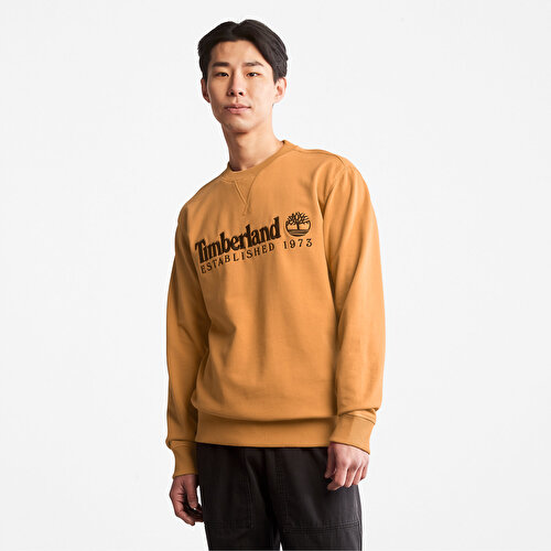 Outdoor Heritage Koyu Sarı Bisiklet Yaka Erkek Sweatshirt
