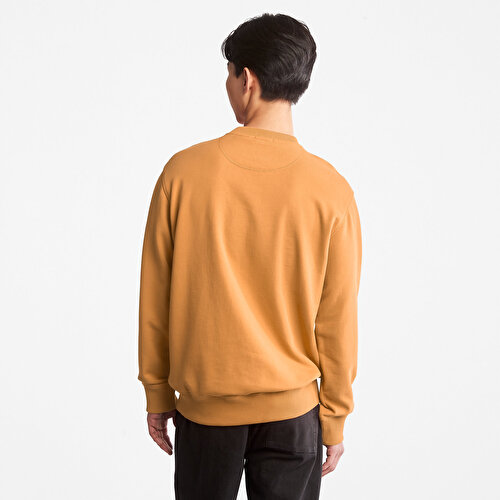Outdoor Heritage Koyu Sarı Bisiklet Yaka Erkek Sweatshirt