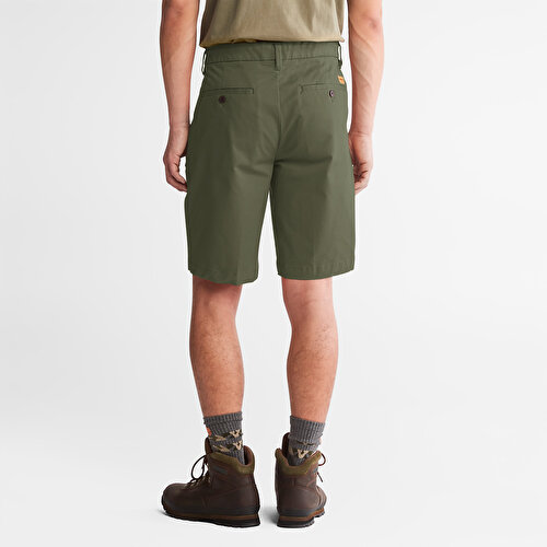 Squam Lake Yeşil Erkek Streç Chino Şort