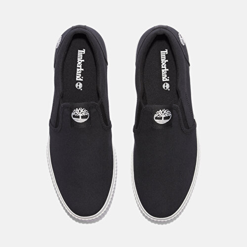 Erkek Mylo Bay Kanvas Siyah Slip On Ayakkabı