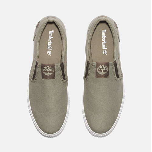 Erkek Mylo Bay Kanvas Açık Kahverengi Slip On Ayakkabı