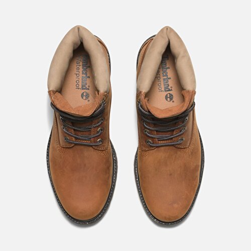Erkek Timberland® Premium 6-Inch Su Geçirmez Turuncu Bot