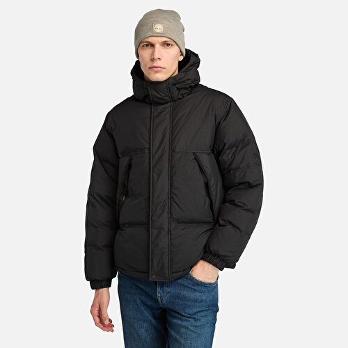 Erkek Howker Durable Suya Dayanıklı Siyah Şişme Mont