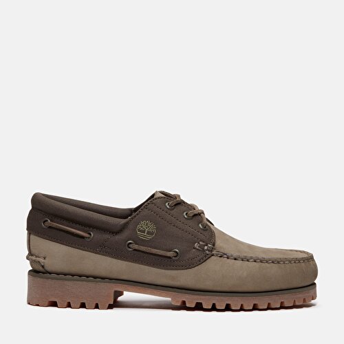 Erkek Timberland® Authentic El Yapımı 3 Eye Yeşil Tekne Ayakkabısı