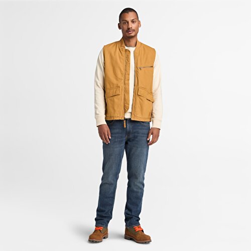 Erkek Açık Bej Exeter River Loopback Bisiklet Yaka Sweatshirt