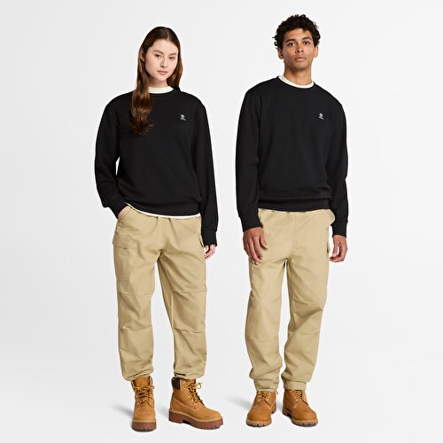 Erkek Yeşil Woven Badge Ripstop Kargo Pantolon