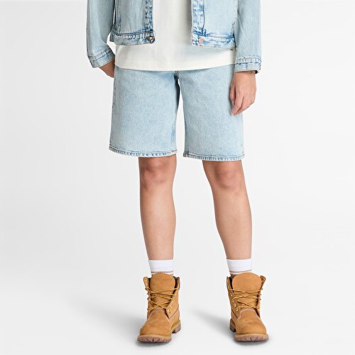 Kadın Açık Mavi Denim Şort