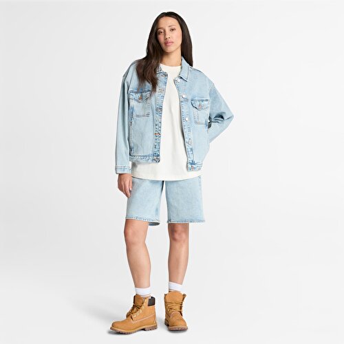 Kadın Açık Mavi Denim Şort