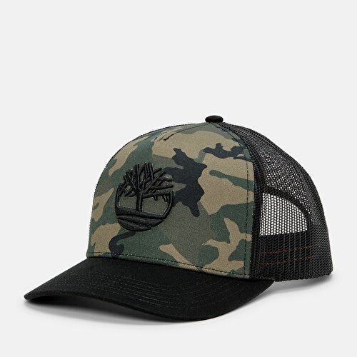 Kamuflaj Desenli Trucker Şapka
