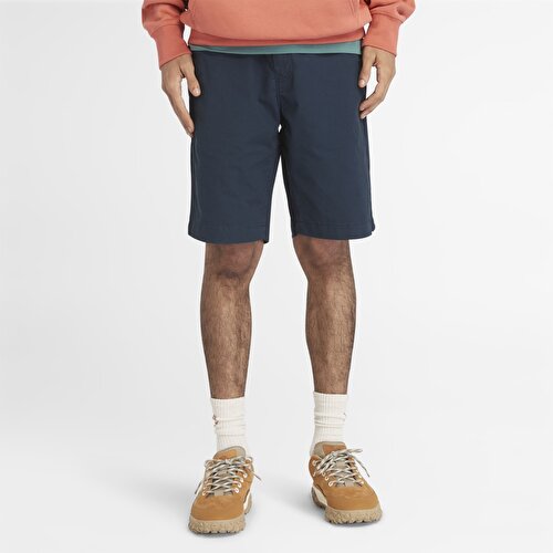 Erkek Koyu Mavi Claremont Poplin Chino Şort