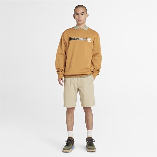 Erkek Bej Claremont Poplin Chino Şort